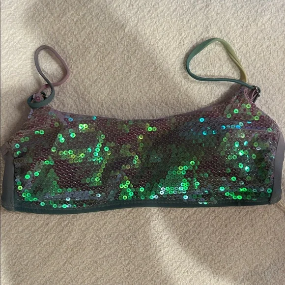 NWT Dillard’s x Dannijo shimmery bikini set size XS TOP/ S BOTTOM